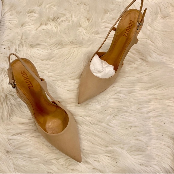 Nude sling back pumps - Picture 2 of 8